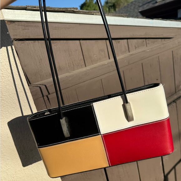Vintage Colorblock Should Bag - Picture 5 of 7